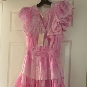 LoveShackFancy Gwen Mini Dress XS NEW WITH TAGS